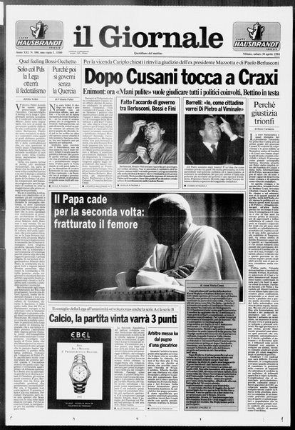 Il giornale : quotidiano del mattino